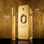 Rabanne Million Gold Eau de Parfum Intense – Rich Woody Cologne for Men with Sandalwood, Cedarwood & Cardamom – Designer Fragrance Spray, 3.4 oz