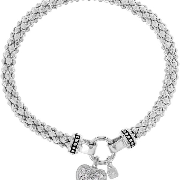 Nine West Women's Charm Stretch Bracelet Set, Fashion Jewelry Accessories for Everyday Wear, Stackable Stretch Bracelets for Casual, Work, and Evening Styling