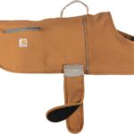 Carhartt Quick Duck Fleece Lined Dog Jac, Water-Repellent Dog Vest, Carhartt Brown, Large