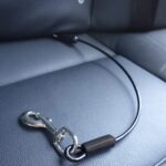 Leash Boss Dog Car Seat Belt Restraint - No-Chew Heavy Duty Car Seatbelt for Pets - 5 Sizes - Coated Steel Rope to Prevent Chewing (31 in) - Restraints for Dogs in Cars - Dog Seat Belt for Car