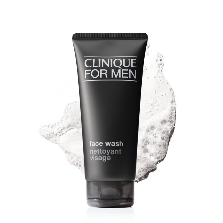 Clinique For Men Face Wash For Normal To Dry Skin Types | Mild Facial Cleanser | With Aloe Vera + Sucrose | Cleanses + Refreshes, 6.7 Fl Oz