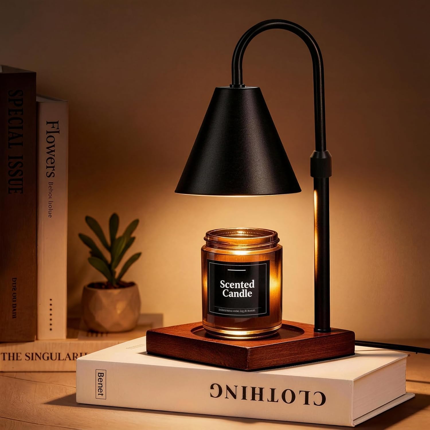 Modern Candle Warmer Lamp with Timer, Dimmable Candle Lamp Warmer, Mothers Day Birthday Gifts for Women Men, Black Candle Warmer, Adjustable Candle Light Warmer, Cozy Living Room Bedroom Home Decor Modern Candle Warmer Lamp with Timer, Dimmable Candle Lamp Warmer, Mothers Day Birthday Gifts for Women Men, Black Candle Warmer, Adjustable Candle Light Warmer, Cozy Living Room Bedroom Home Decor