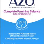 AZO Complete Feminine Balance Daily Vaginal Probiotics for Women, Clinically Proven to Help Protect Vaginal Health, Helps balance pH and yeast, 30 Count