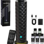 Waterless Scent Diffuser Starter Kit  Remote Control Cold Air Diffuser, 1000 Sq Ft Coverage Color and Ambient Light, Ultra-Quiet Quiet Nebulizing Aromatherapy for Home, Office, Bedroom & Spa