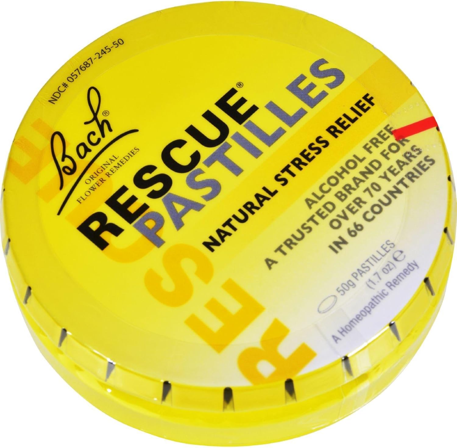 Bach RESCUE PASTILLES, Orange and Elderflower Flavor, Natural Stress Relief Lozenges, Homeopathic Flower Essence, Vegetarian, Gluten & Sugar-Free, Holiday Stocking Stuffer, 35 Count Bach RESCUE PASTILLES, Orange and Elderflower Flavor, Natural Stress Relief Lozenges, Homeopathic Flower Essence, Vegetarian, Gluten & Sugar-Free, Holiday Stocking Stuffer, 35 Count