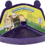 Ware Manufacturing (2 Pack) Plastic Lock-N-Litter Pan for Small Pets - Size Regular