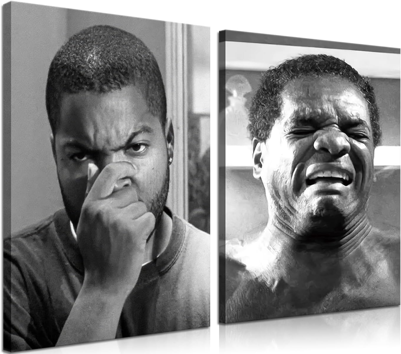 Framed Funny Bathroom Canvas Wall Art Set of 2 - Black and White Vintage Comedy Movies Posters, Funny Toilet Humour Smell Wall Decor Prints for Bathroom Decor 12x16in Framed Funny Bathroom Canvas Wall Art Set of 2 - Black and White Vintage Comedy Movies Posters, Funny Toilet Humour Smell Wall Decor Prints for Bathroom Decor 12x16in