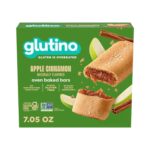 Glutino Gluten Free Oven Baked Bar, Apple Cinnamon, Naturally Flavored, 5 ct