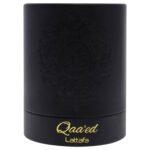 Lattafa Qaaed – Spicy, Woody, Oud, Leather – Eau de Parfum Long-Lasting Fragrance for Men, 3.4 Ounce / 100 ml