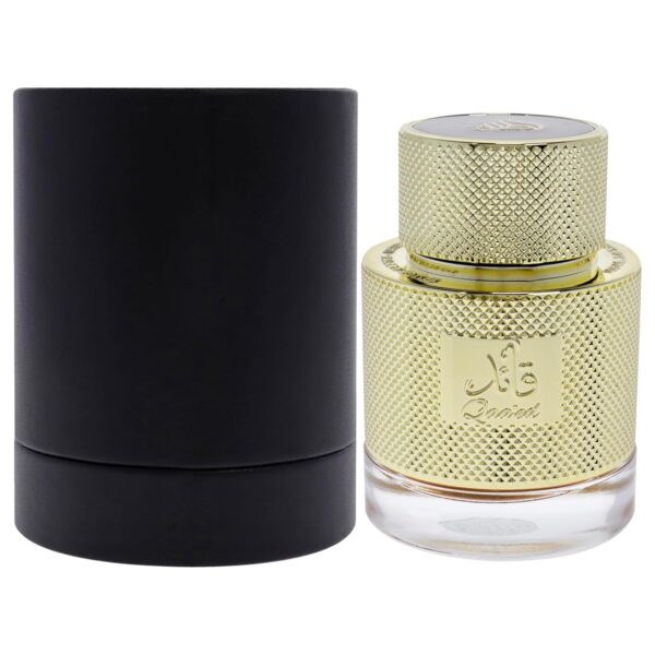 Lattafa Qaaed - Spicy, Woody, Oud, Leather - Eau de Parfum Long-Lasting Fragrance for Men, 3.4 Ounce / 100 ml