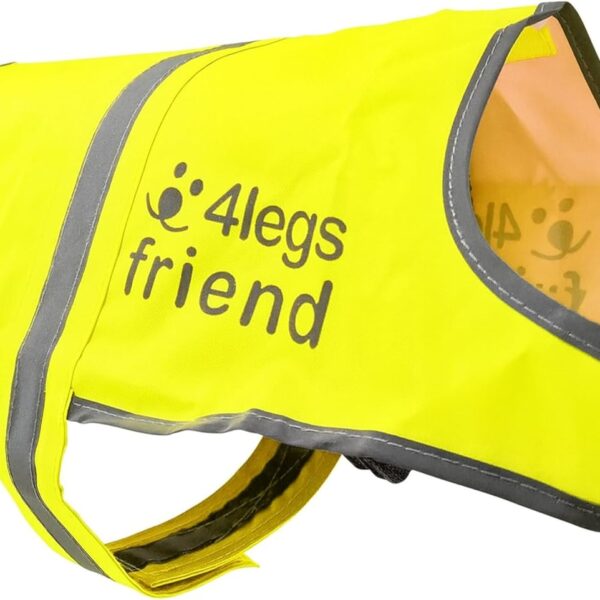 Safety Reflective Vest for Dogs - High Visibility for Outdoor Activity Day and Night, Protect Your Pet from Cars & Hunting Accidents