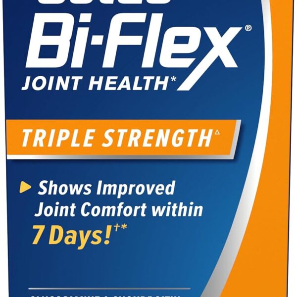 Osteo Bi-Flex Triple Strength Glucosamine Chondroitin Supplement, Improve Joint Function, Strength, Flexibility, Mobility 80 Coated Tablets