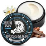 Bossman Relaxing Beard Balm for Men (Magic Scent)  Tames, Relaxes, Thickens & Softens for Ultimate Beard Care  Made in USA