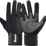 ihuan Workout Gloves for Men Full-Finger: Weight Lifting for Men, Gym Full Hand Gloves for Weightlifting, Deadlift