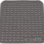 Catit Cat Litter Mat Rectangle Non-Slip Litter Trapping Mat Soft & Comfortable, Easy to Clean for All Cat Litter Types  Small