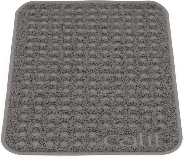 Catit Cat Litter Mat Rectangle Non-Slip Litter Trapping Mat Soft & Comfortable, Easy to Clean for All Cat Litter Types  Small