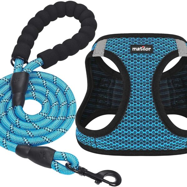 Dog Harness Step-in Breathable Puppy Cat Dog Vest Harnesses for Small Medium Dogs