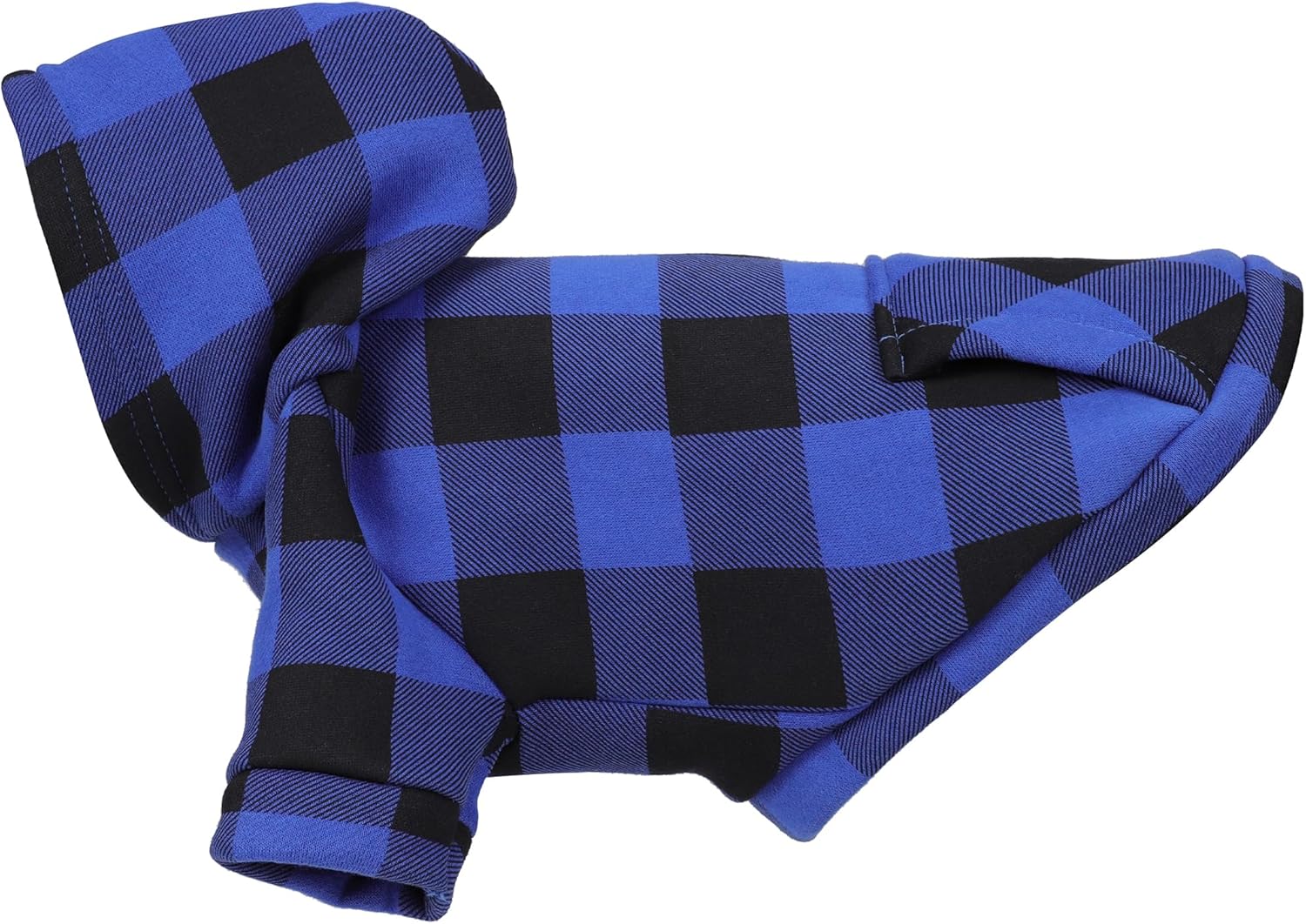 Plaid Dog Hoodie: Premium Polycotton Fabric Dog Clothes with Back Pocket and Leash Hole, Dog Sweatshirt for Small, Medium, & Large Dogs C Stylish and Functional for All Occasions Blue XXL Plaid Dog Hoodie: Premium Polycotton Fabric Dog Clothes with Back Pocket and Leash Hole, Dog Sweatshirt for Small, Medium, & Large Dogs C Stylish and Functional for All Occasions Blue XXL