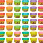 Play Doh Bulk Handout 42-Pack of 1-Ounce Modeling Compound Cans, Back to School Gifts, Prizes, & Party Favors, Kids Arts & Crafts, Preschool Toys, Ages 2+ (Amazon Exclusive)