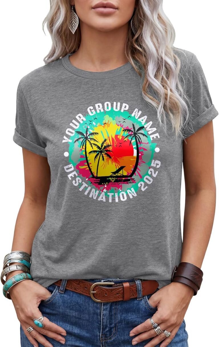 T Shirts for Women Crewneck Boho Flowers Wildflowers Graphic Tees 2025 Summer Cute Shirts Short Sleeve Tops