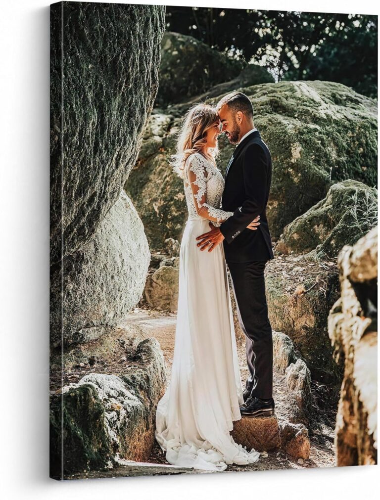 P&L ART. Personalized Custom Canvas Prints: Photo On Canvas Transform Your Photos into Stunning Framed Wall Art Digitally Printed Photo To Canvas Ideal for Home Decor Gifts Keepsakes Framed 8X10