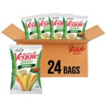 Sensible Portions Garden Veggie Snacks - Veggie Straws, Gluten Free, Snack Size Sea Salt, 1 Oz (Pack of 24)