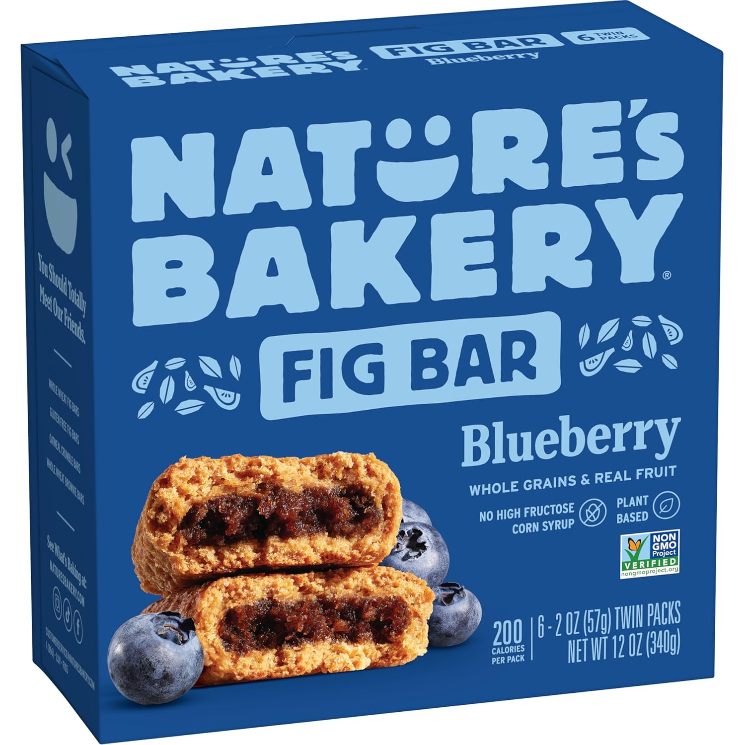 Nature's Bakery Blueberry Fig Bars, 2 Oz, 6 Ct Nature's Bakery Blueberry Fig Bars, 2 Oz, 6 Ct