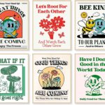 GIFTSFARM Vintage Posters, Retro Wall Art, Retro Poster for Room Aesthetic