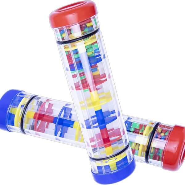 2 Pack Rain Sticks - Musical Instrument for Relaxation and Meditation