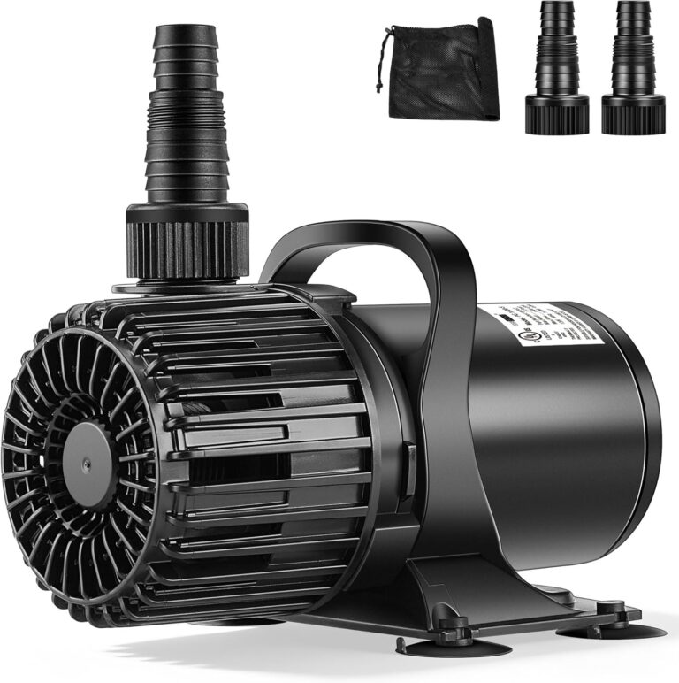 VIVOHOME Electric 100W 1600GPH Submersible Water Pump for Koi Pond Pool Waterfall Fountains Fish Tank and Aquarium