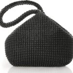 BABEYOND Women's Beaded Clutch Evening Bags Vintage Elegant Triangle Purse for 1920s Party Prom Wedding