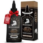 Bossman Jelly Beard Oil for Men (4 oz, Stagecoach Scent)  Softens, Moisturizes & Conditions with Natural Ingredients