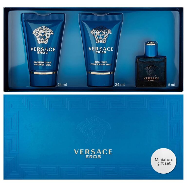Versace Eros Perfume for Men 3 Piece Mini Gift Set