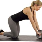 Sunny Health & Fitness Ab Roller Wheel, Durable Construction, Compact & Portable, Non-Slip Handles for Home Gym, Addominal Exercises & Core Strength Trainer