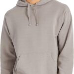 Hanes Men's Originals Fleece Hoodie, Garment Dyed Hooded Sweatshirt, Unisex Fleece Pullover