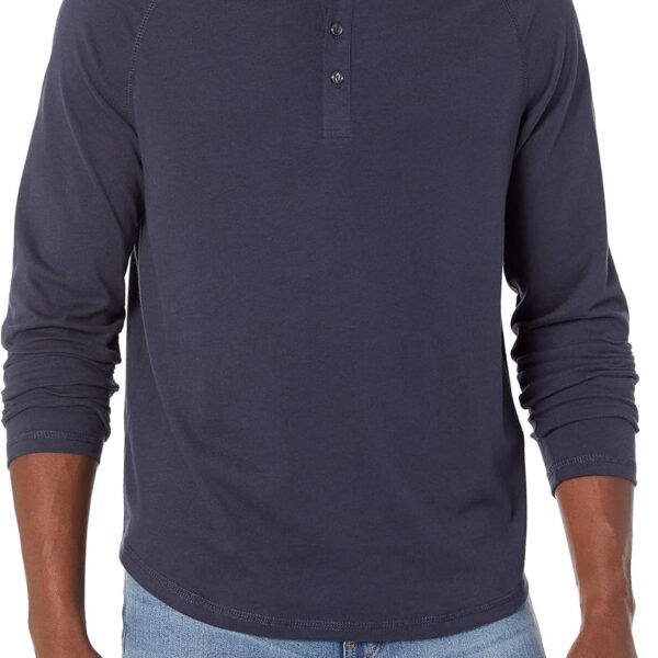 Amazon Essentials Men's Long-Sleeve Henley Shirt