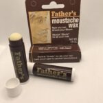 Father's Moustache Wax Neutral. Neutral Shade for All Color Hair. Leak Proof Tube for Pocket Convenience (4). ON All Multi Packs at Checkout, (Pack of 4)