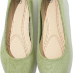 Shupua Flats for Women Round Toe Flat Shoes Dressy Black Ballet Flats Comfortable Womens Dress Shoes Ballerina Flats for Work