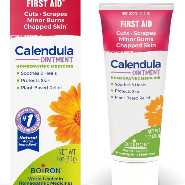 Boiron Calendula Ointment for Relief from Minor Burns, Cuts, Scrapes, and Insect Bites - 1 Oz