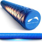 MELT Method 36 Inch Soft Foam Roller for Physical Therapy and Exercise Recovery - FasciaTherapy Technology - Low Density Exercise Foam Roller for Full Body Gentle Compression - Blue