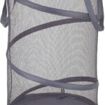 Household Essentials 2027-1 Pop-Up Collapsible Mesh Laundry Hamper | Charcoal