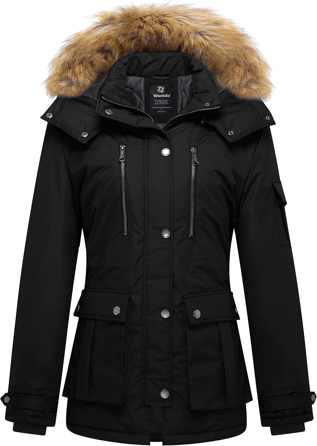 wantdo Women's Quilted Winter Coat Warm Puffer Jacket Thicken Parka with Removable Hood wantdo Women's Quilted Winter Coat Warm Puffer Jacket Thicken Parka with Removable Hood
