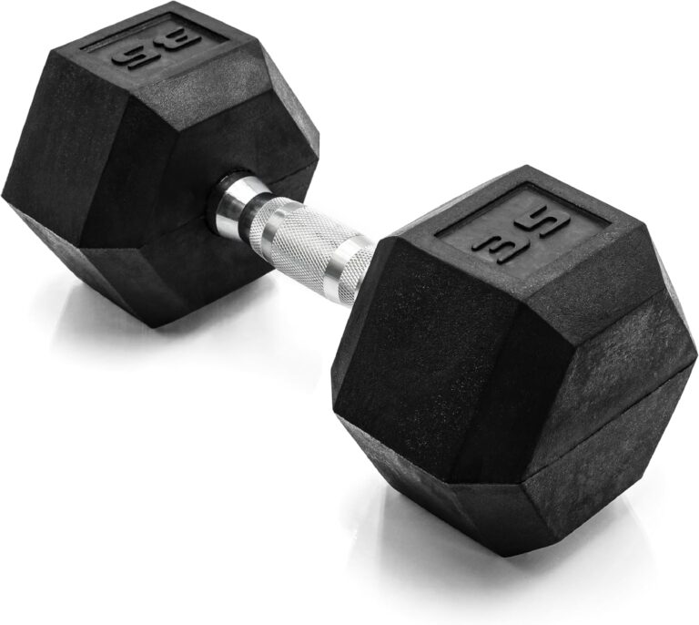 CAP Barbell Coated Hex Dumbbell Weight - Single | 10-120 lbs | Multiple Options
