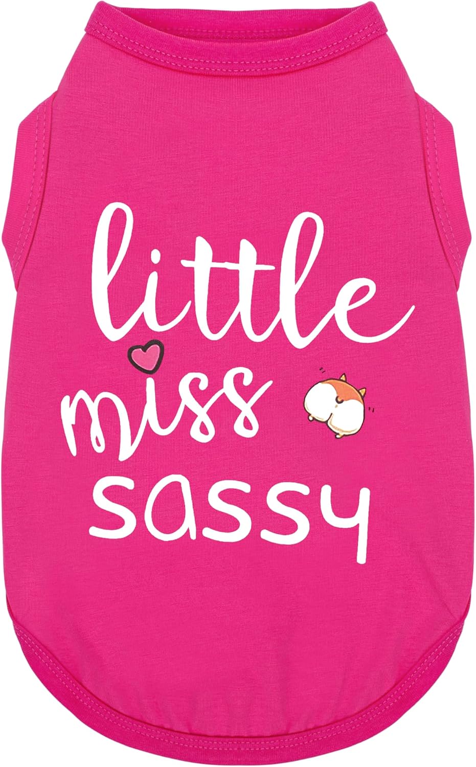 Paiaite Dog Clothes Fashionable Sleeveless Pet Vest: 'Little Miss Sassy' Printed Cotton Dog Shirt, Ideal for Small, Medium, and Large Breeds, Ensuring Comfort and Breathability Rose Red M Paiaite Dog Clothes Fashionable Sleeveless Pet Vest: 'Little Miss Sassy' Printed Cotton Dog Shirt, Ideal for Small, Medium, and Large Breeds, Ensuring Comfort and Breathability Rose Red M