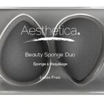 Aesthetica Cosmetics Beauty Sponge Blender - Latex Free and Vegan Makeup Sponge Blender - For Powder, Cream or Liquid Application (2 PACK)