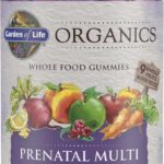 Garden of Life Organics Prenatal Gummies  Prenatal Vitamins for Women with Energy Metabolism Support & Healthy Fetal Development Support, Berry Flavor, USDA Organic, Vegan, 30 Day Supply