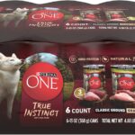 Purina ONE Natural Grain Free Wet Dog Food Variety Pack, True Instinct Classic Ground - 13 Ounce (Pack of 6)