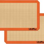 Silicone Baking Mat - Best German Silicone - Non Slip Silicone Baking Sheet, Non Stick Reusable Silicone Mats for Baking, Oven Liner, Counter Mat - Half Sheet Baking Mat, Set of 2