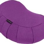 Retrospec Sedona Zafu Meditation Cushion Filled w/Buckwheat Hulls - Yoga Pillow for Meditation Practices - Machine Washable 100% Cotton Cover & Durable Carry Handle Round & Crescent, 1 Ct (Pack of 1)