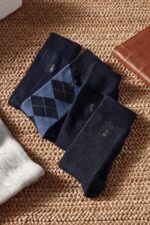 POLO RALPH LAUREN Men’s Assorted Pattern Dress Crew Socks (4-Pack)